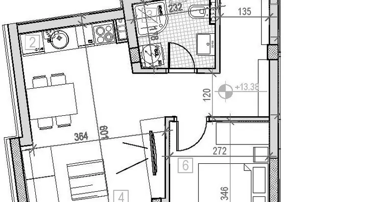 Jednoiposoban stan | 4zida