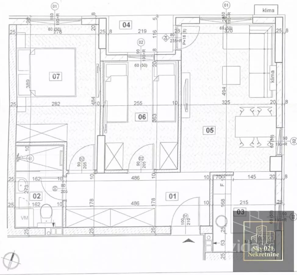 Trosoban stan | 4zida