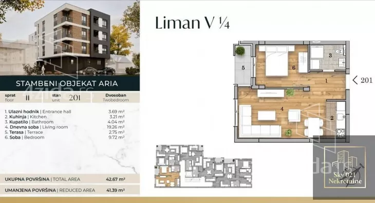 Dvosoban stan | 4zida