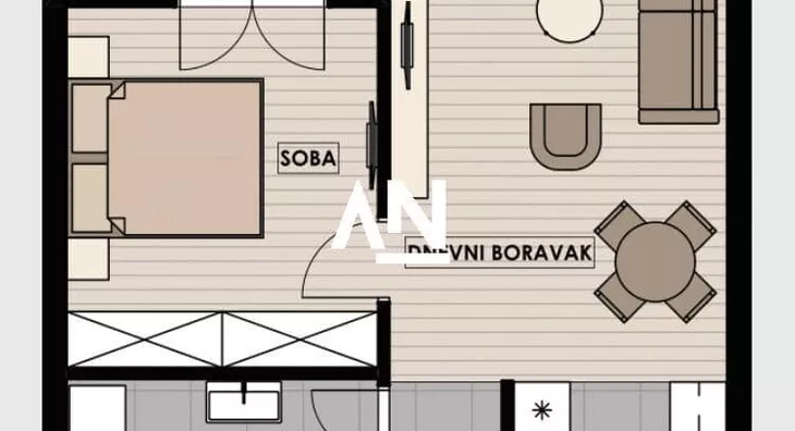 Dvosoban stan | 4zida