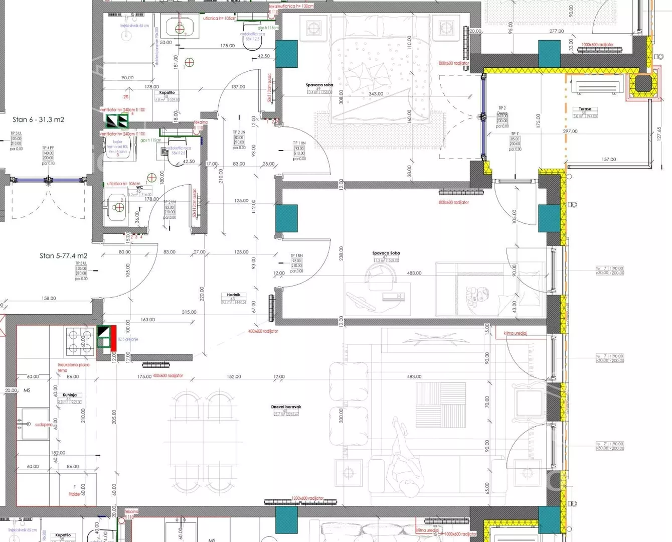 Dvosoban stan | 4zida