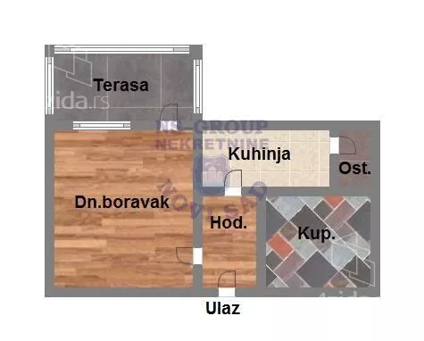 Jednosoban stan | 4zida