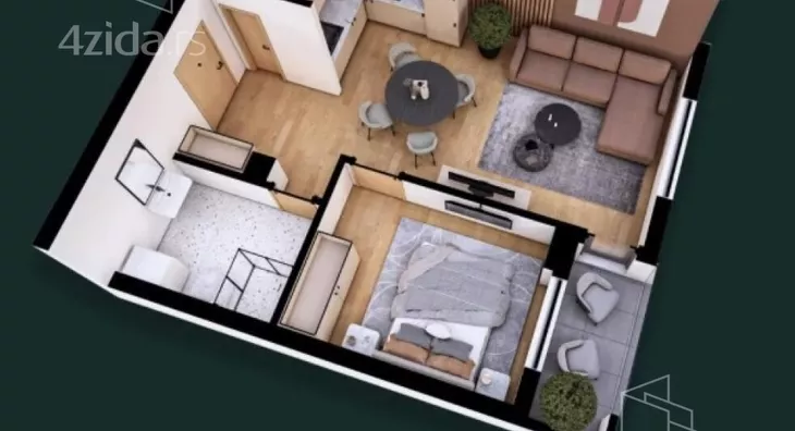 Dvosoban stan | 4zida