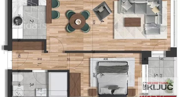 Dvosoban stan | 4zida