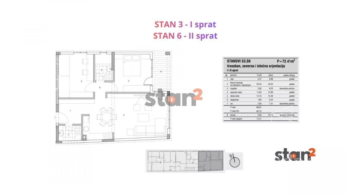 Dvoiposoban stan | 4zida