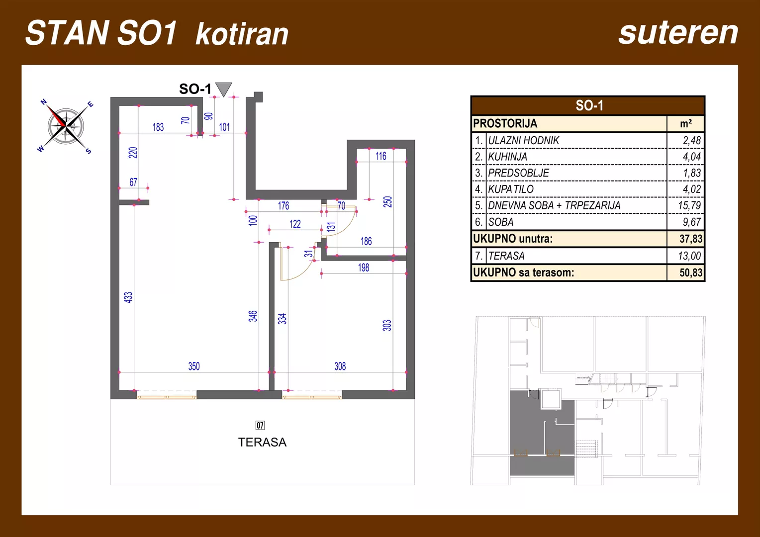 Dvosoban stan | 4zida