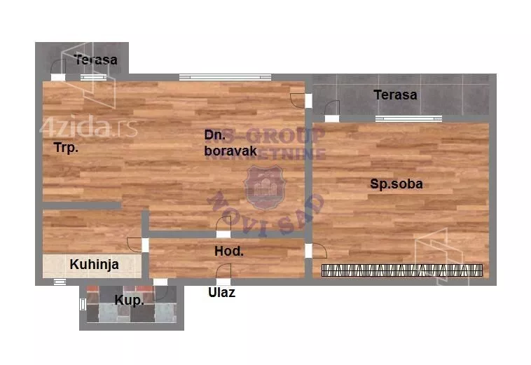 Dvosoban stan | 4zida