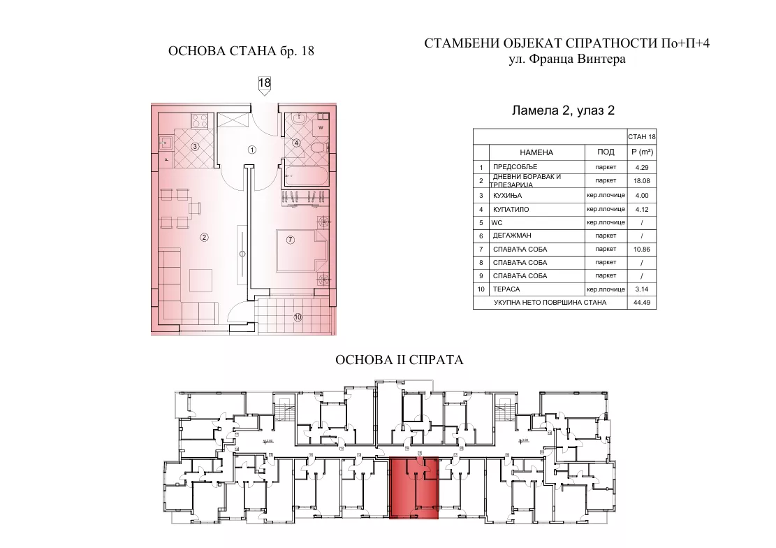 Jednoiposoban stan | 4zida