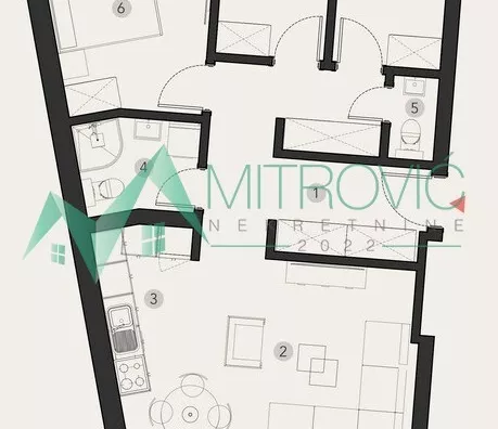 Troiposoban stan | 4zida