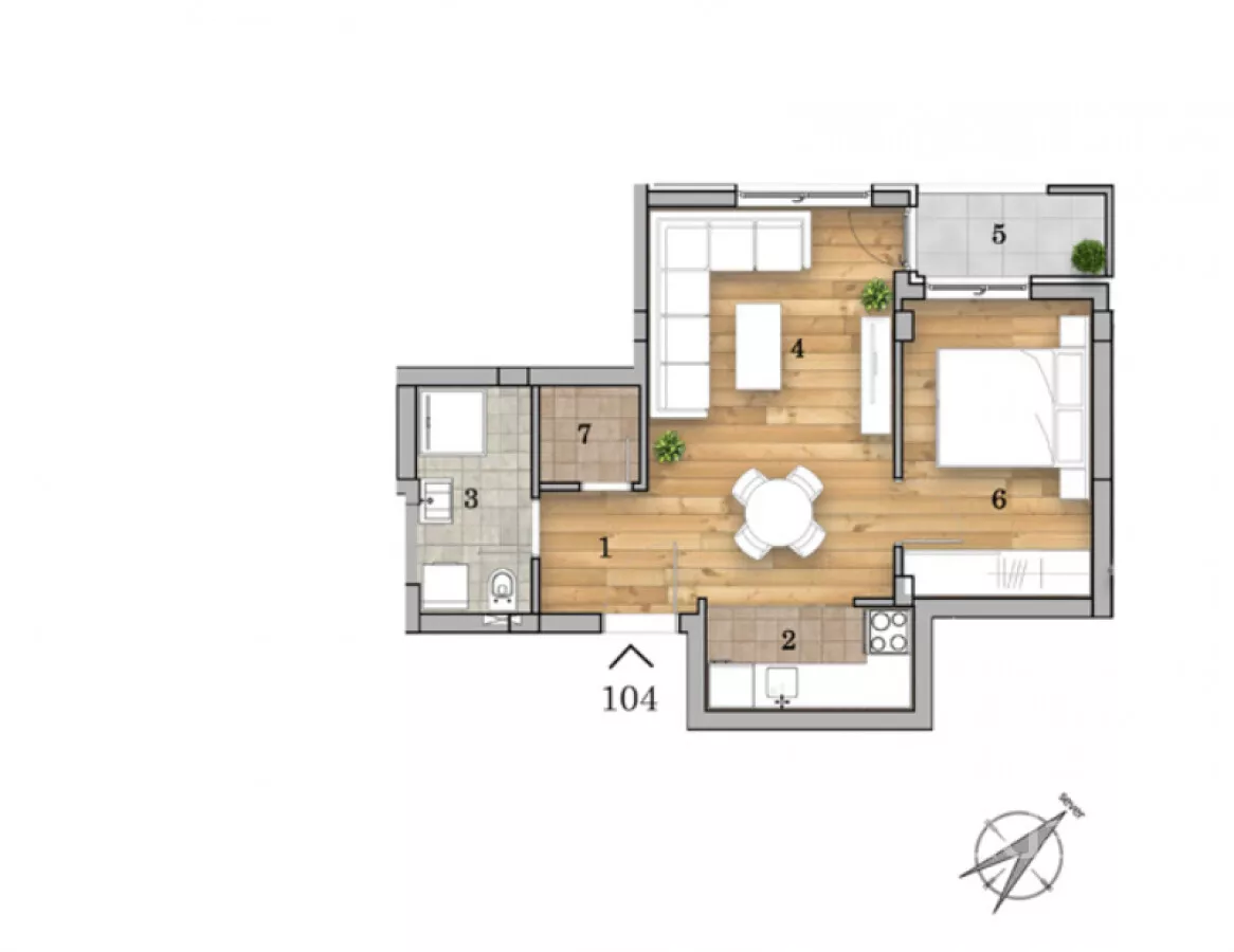 Dvosoban stan | 4zida