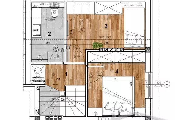 Trosoban stan | 4zida
