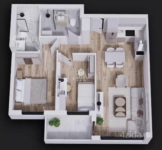 Trosoban stan | 4zida