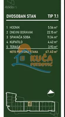 Dvosoban stan | 4zida