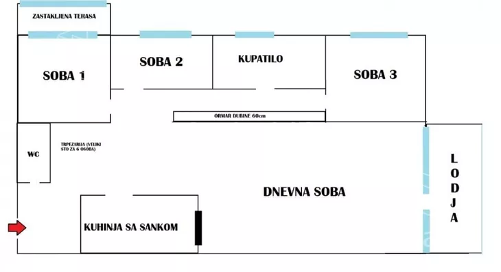 Četvorosoban stan | 4zida