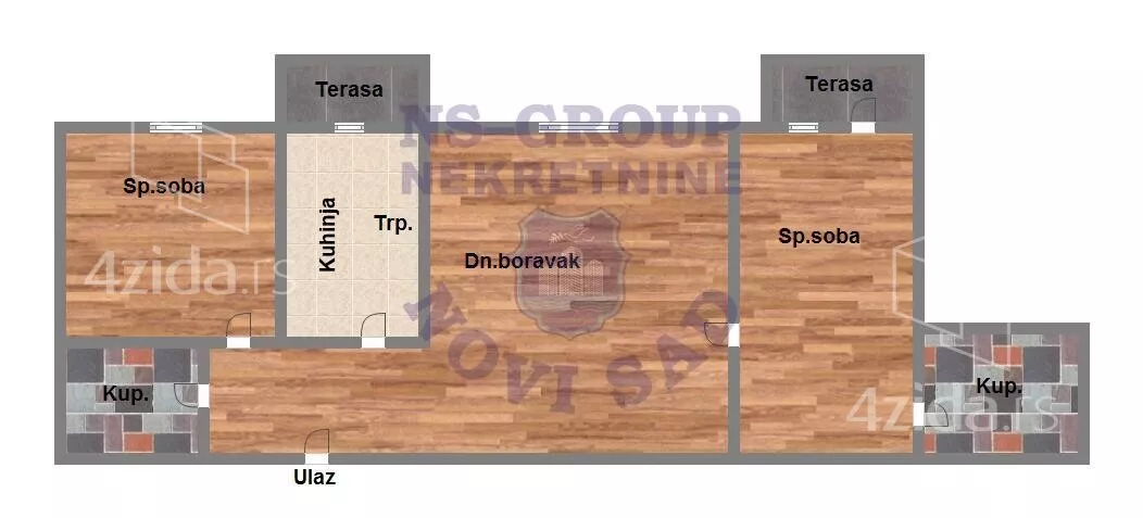 Trosoban stan | 4zida