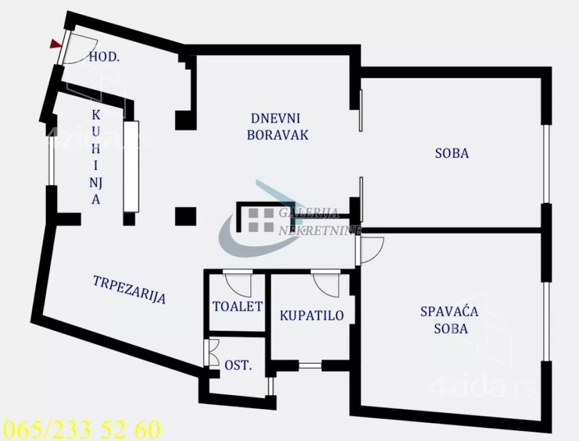 Trosoban stan | 4zida