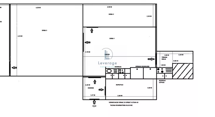Trosoban stan | 4zida