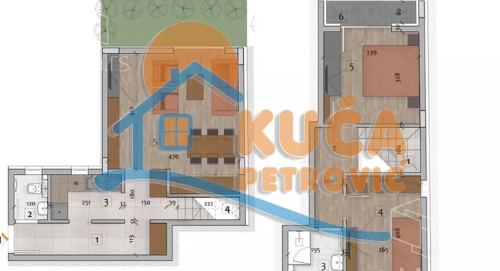 Trosoban stan | 4zida