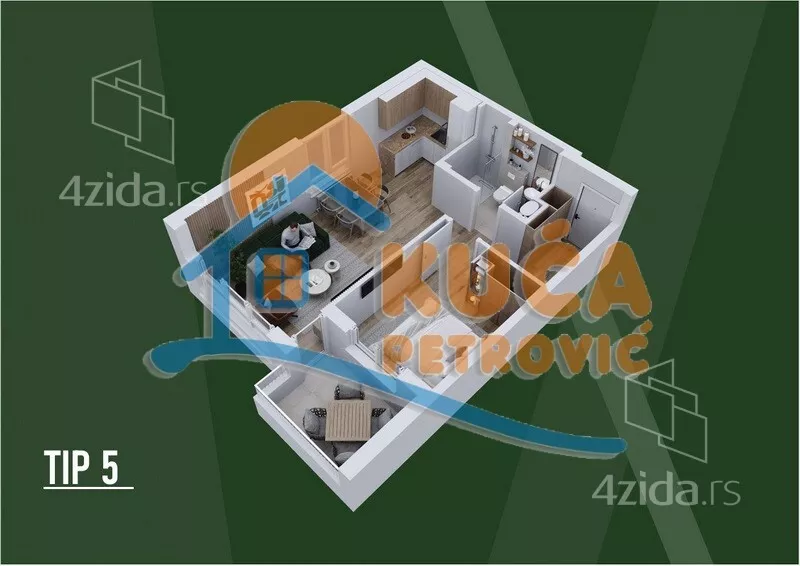 Dvosoban stan | 4zida