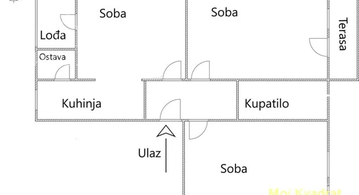 Trosoban stan | 4zida
