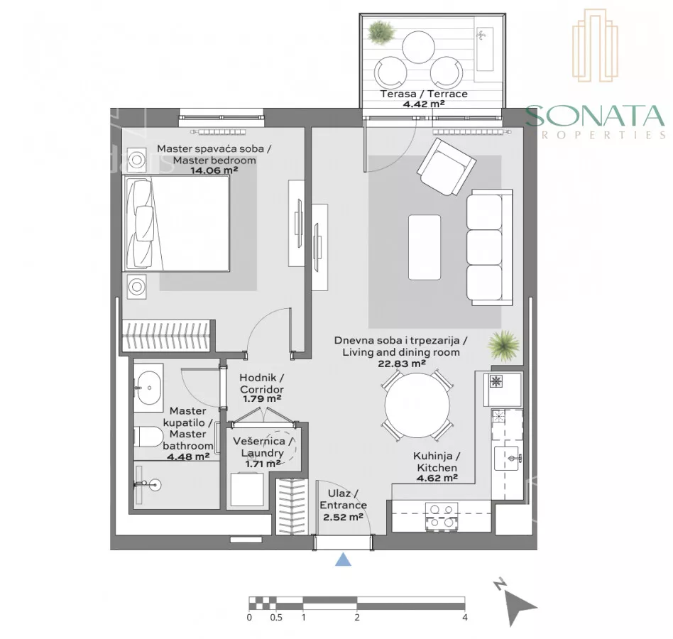 Dvosoban stan | 4zida