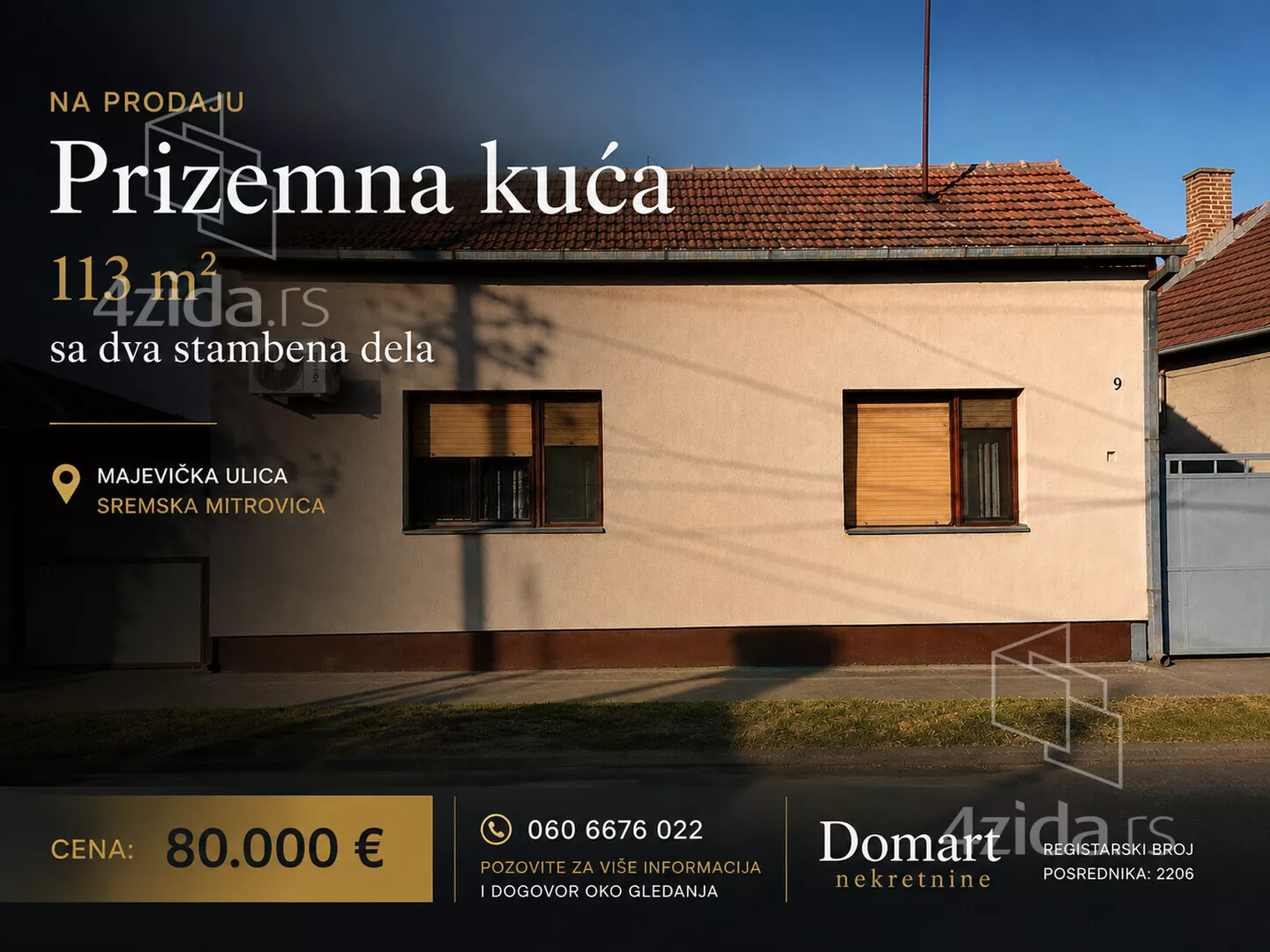 1-etažna kuća | 4zida