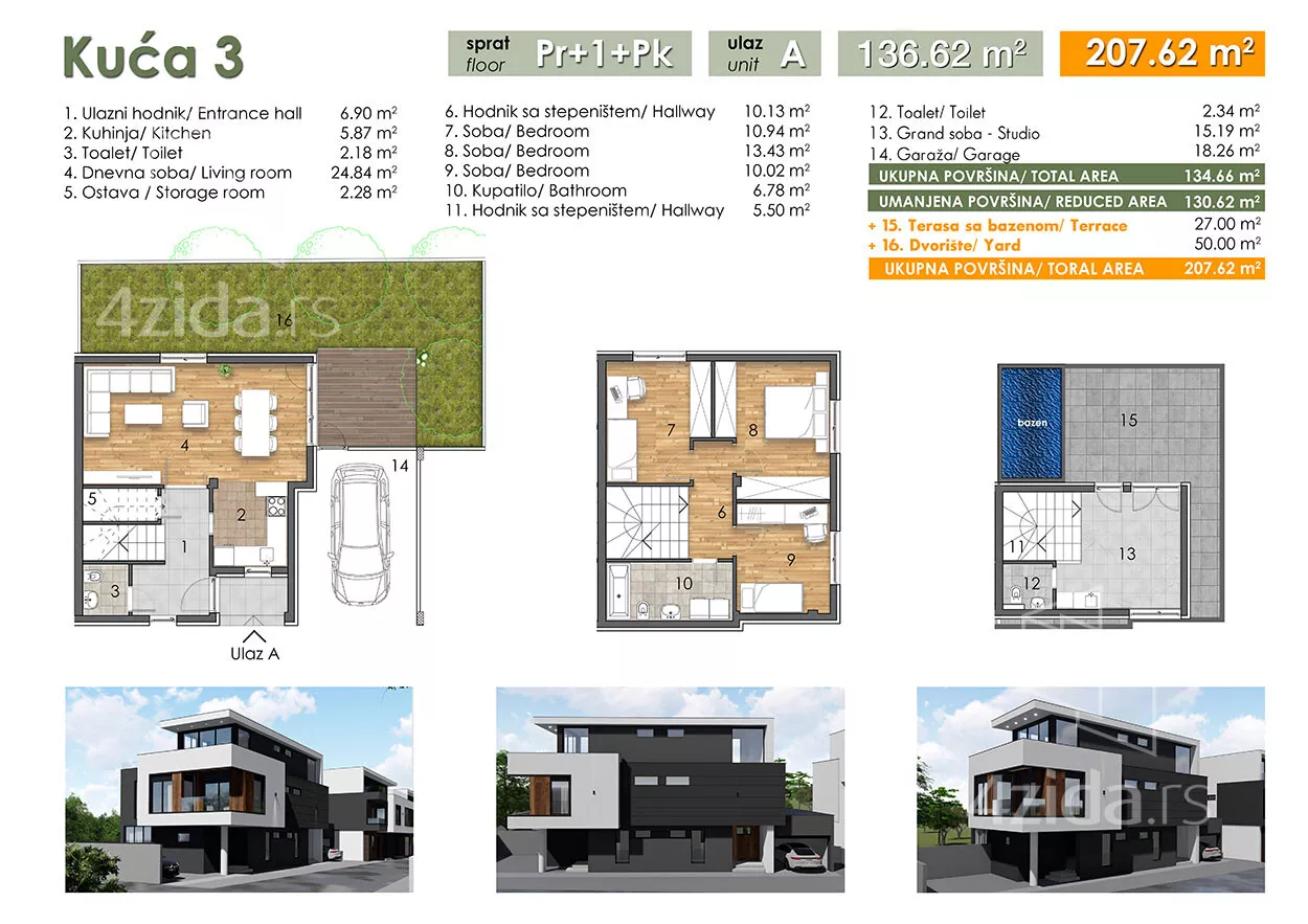 2-etažna kuća | 4zida