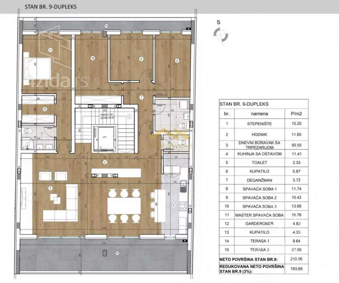 Šestosoban stan | 4zida