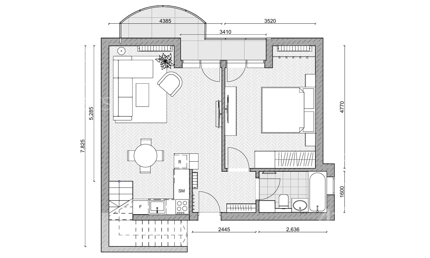 Troiposoban stan | 4zida