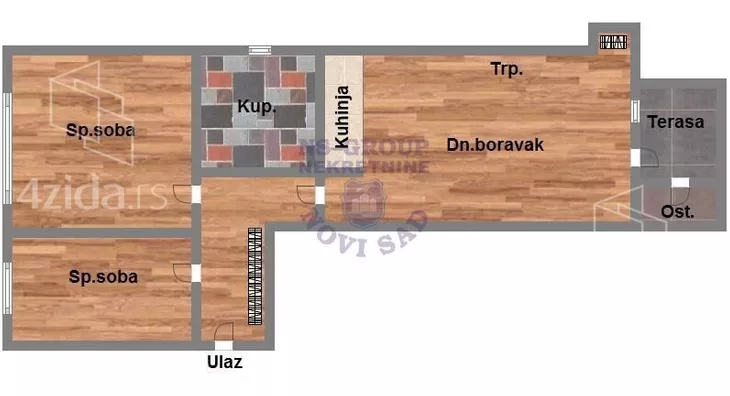 Trosoban stan | 4zida