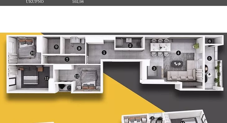 Dvoiposoban stan | 4zida