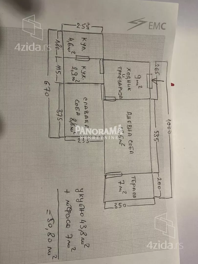 Jednoiposoban stan | 4zida