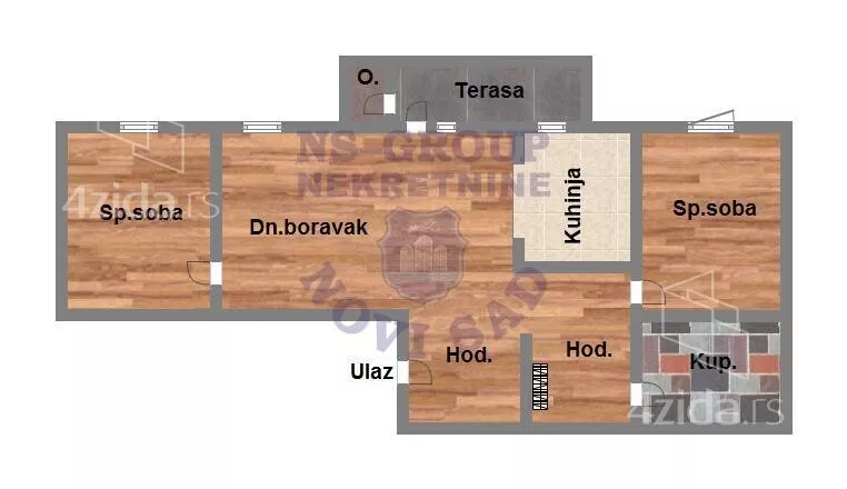 Trosoban stan | 4zida