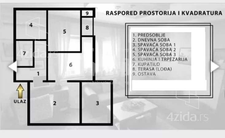 Troiposoban stan | 4zida