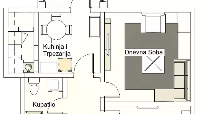 Dvosoban stan | 4zida