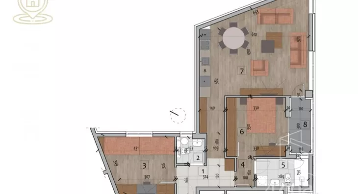 Trosoban stan | 4zida