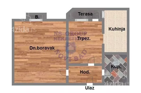 Jednosoban stan | 4zida