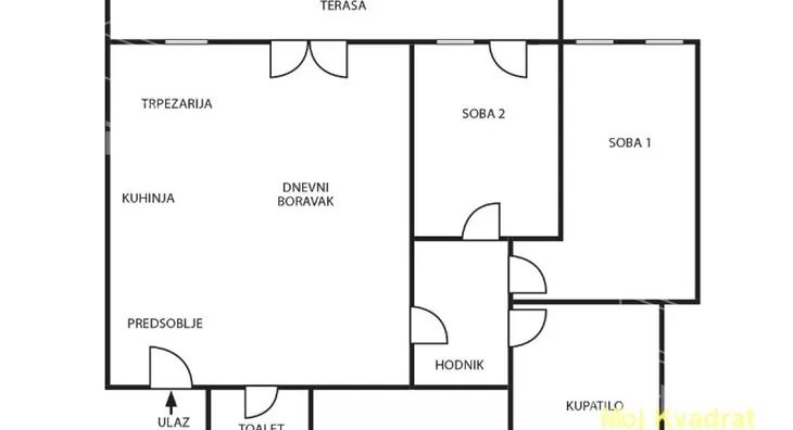 Trosoban stan | 4zida
