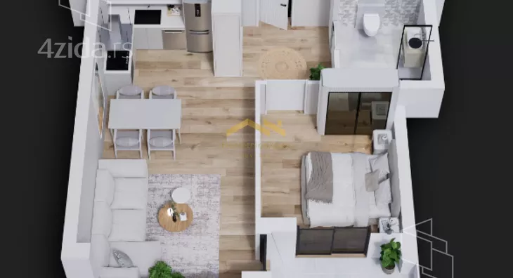 Jednoiposoban stan | 4zida