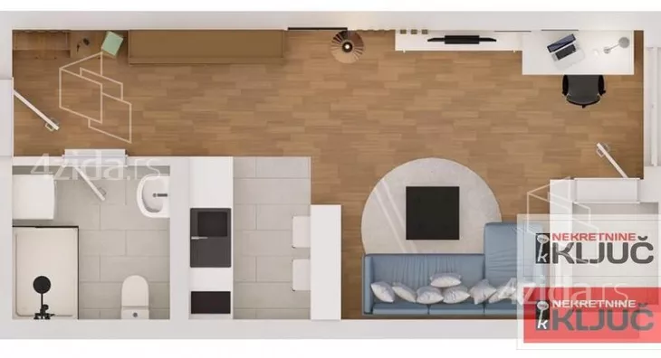 Jednosoban stan | 4zida