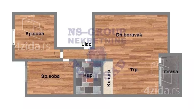 Trosoban stan | 4zida