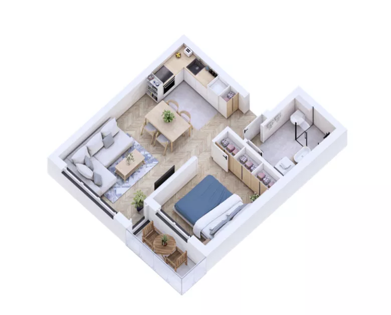 Dvosoban stan | 4zida