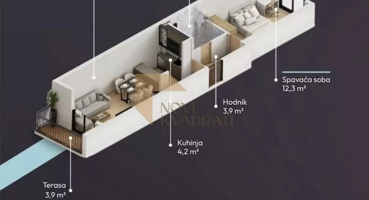 Dvosoban stan | 4zida