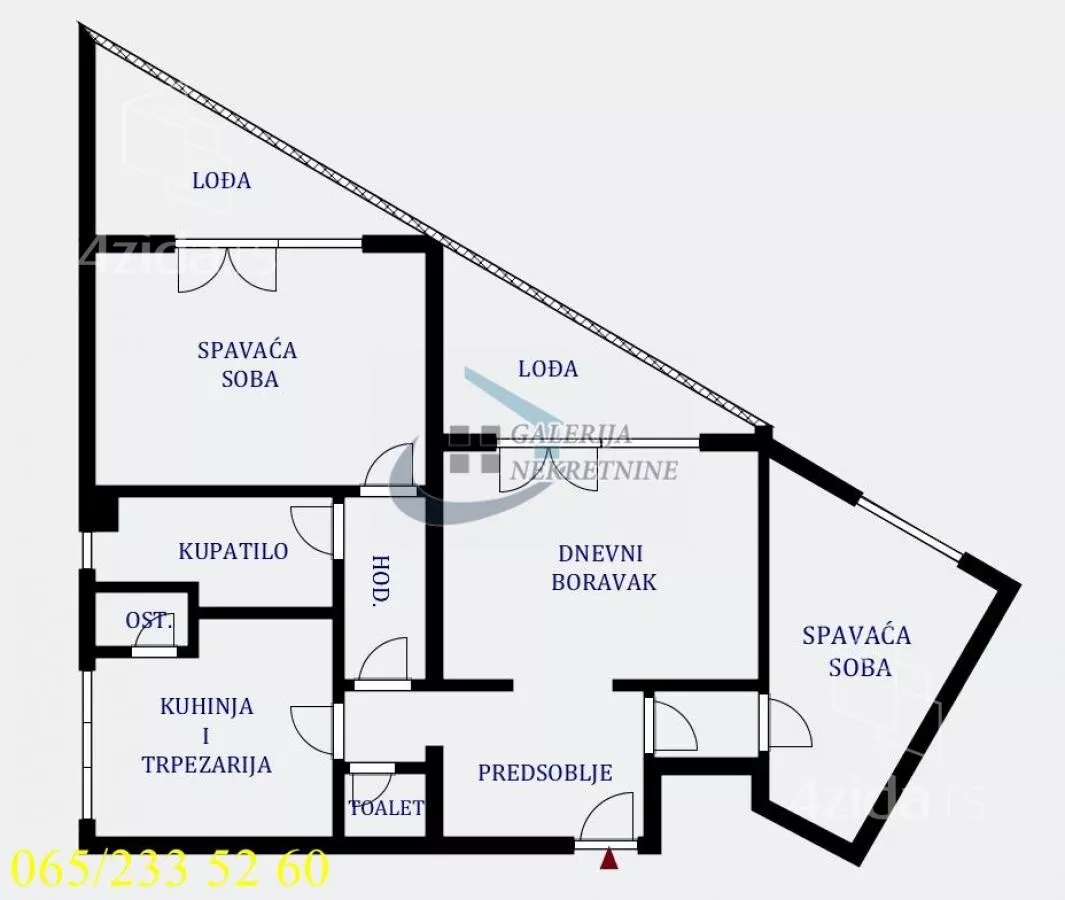 Trosoban stan | 4zida