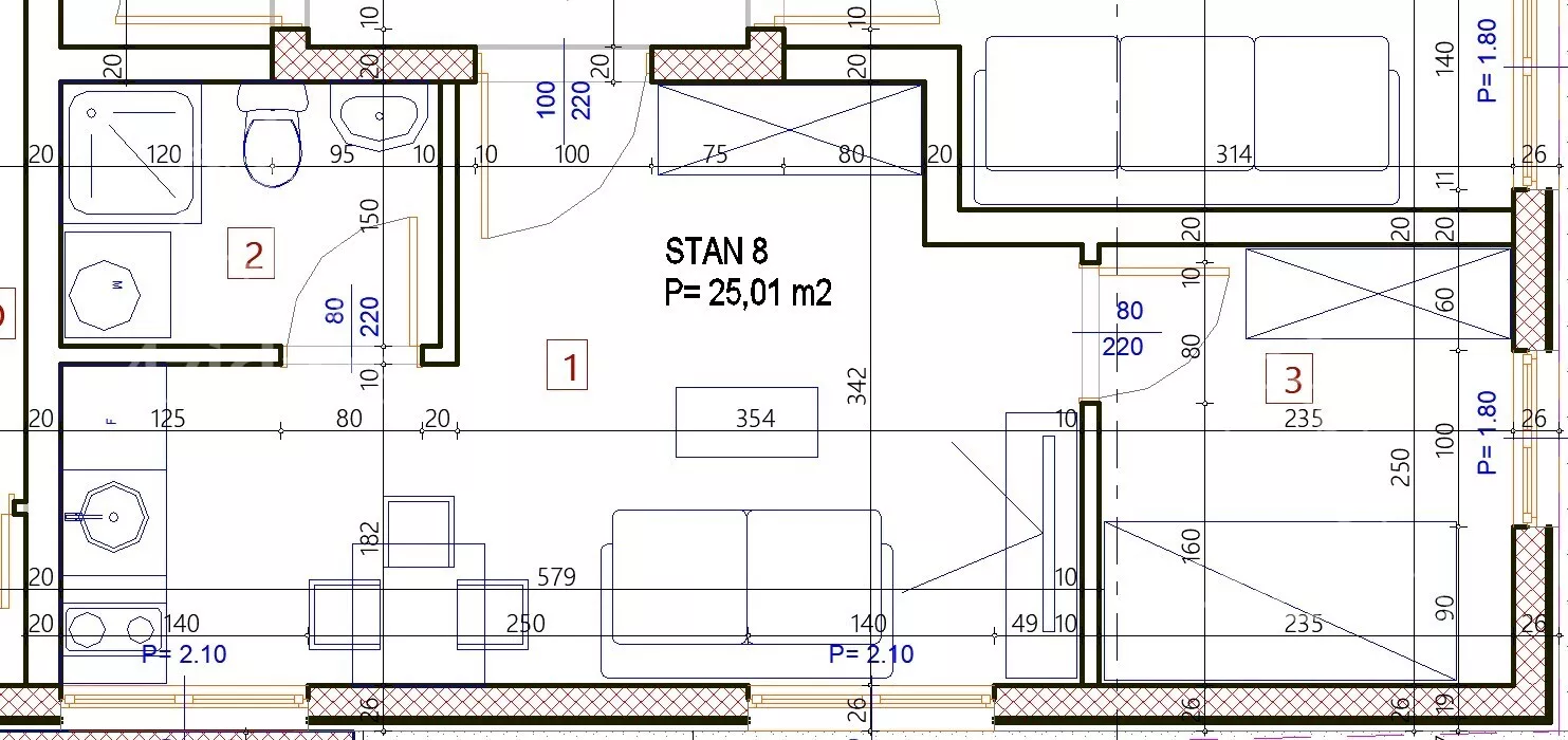 Jednoiposoban stan | 4zida