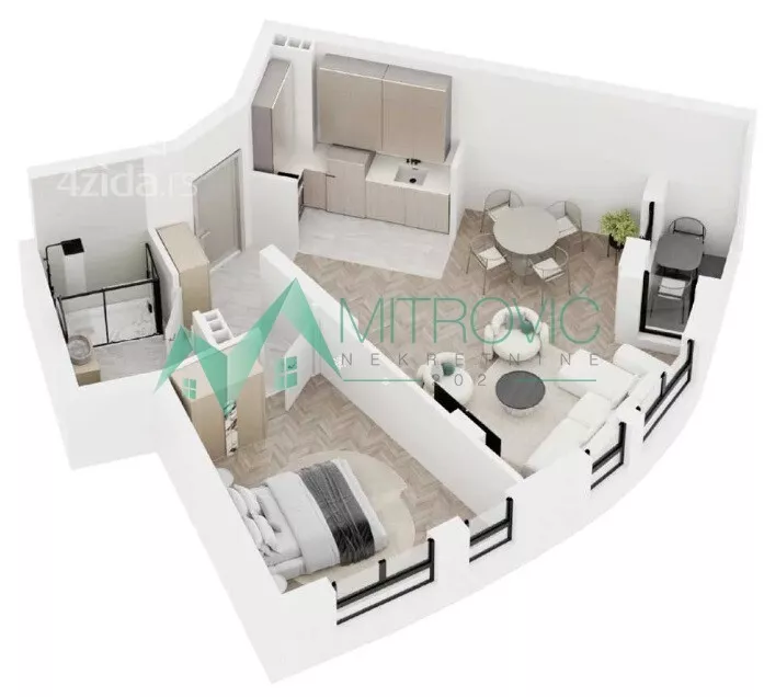 Dvosoban stan | 4zida