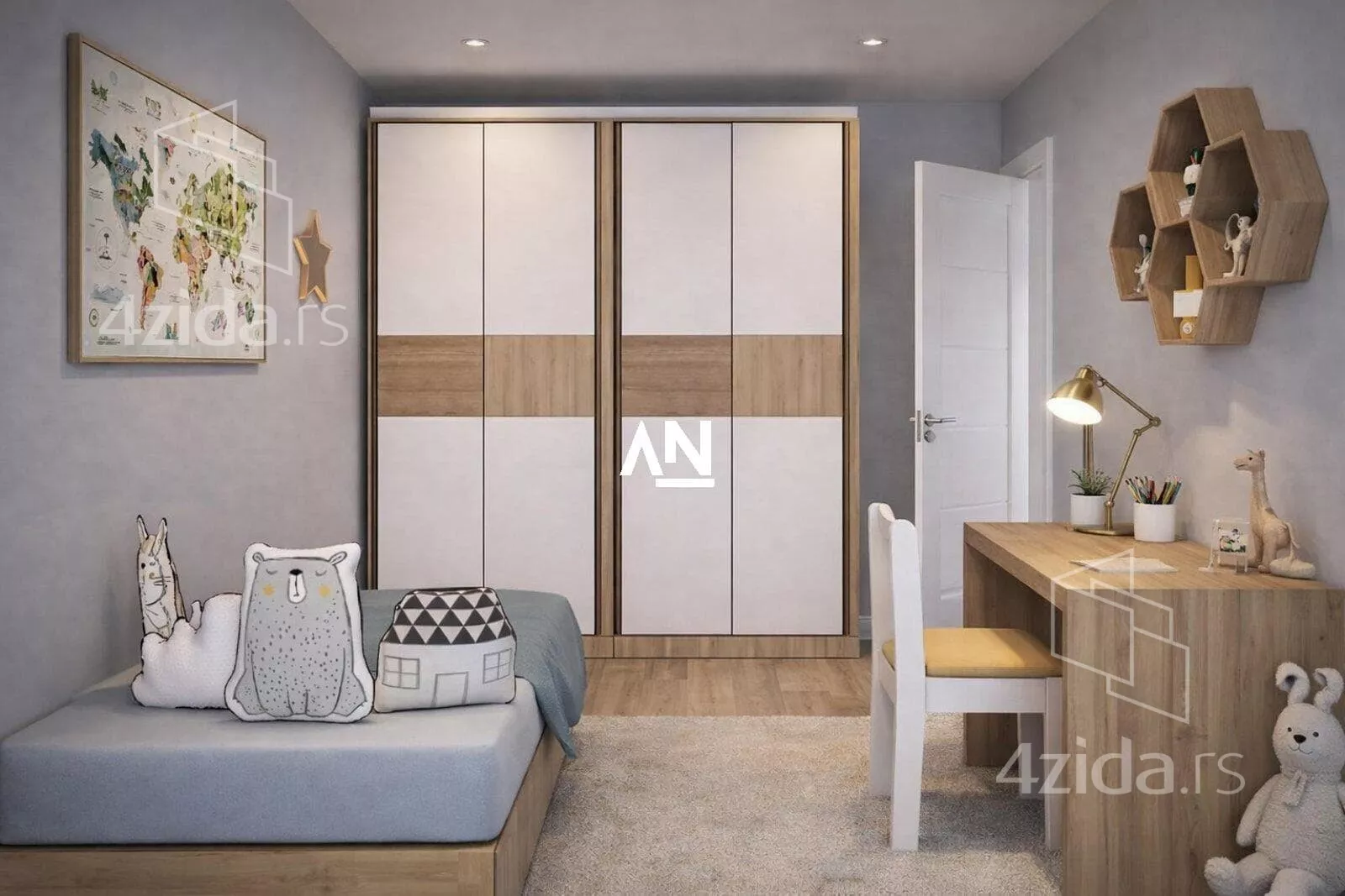 Jednoiposoban stan | 4zida