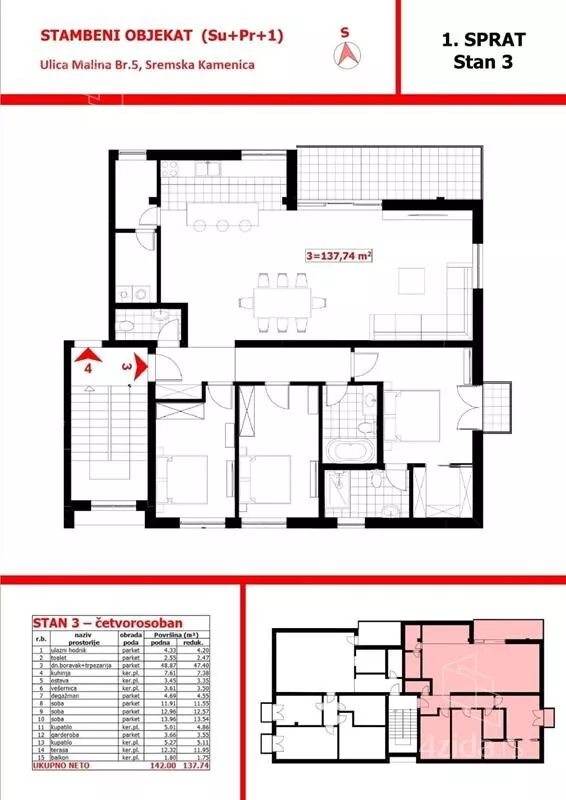 Četvorosoban stan | 4zida