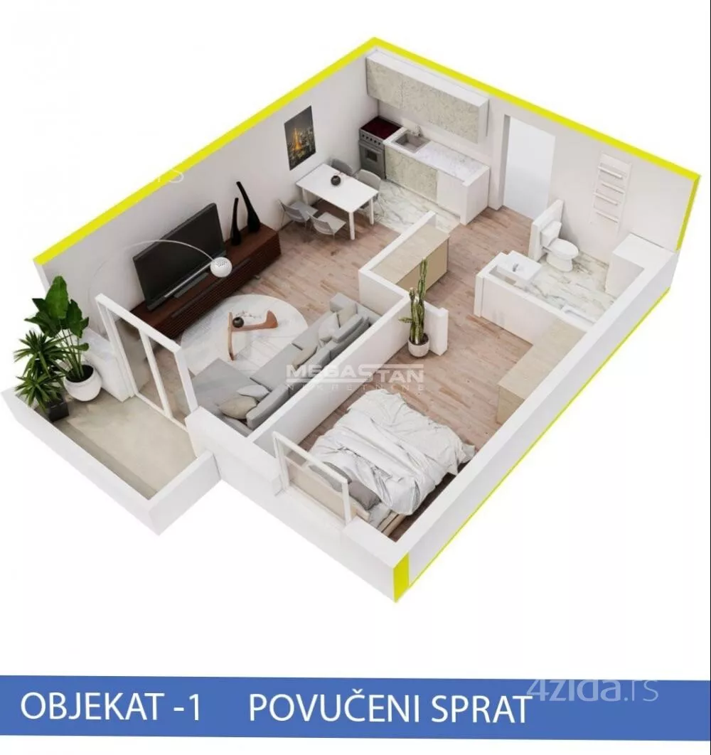 Dvosoban stan | 4zida