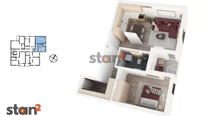 Jednoiposoban stan | 4zida